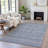 Machine Washable Indoor/Outdoor Xhevrie Blue Rug-112171057