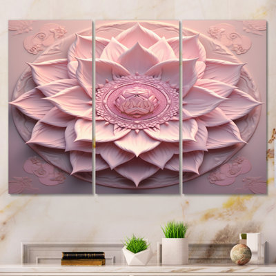 Ensemble de salon délicat rose mandala - mandala boho