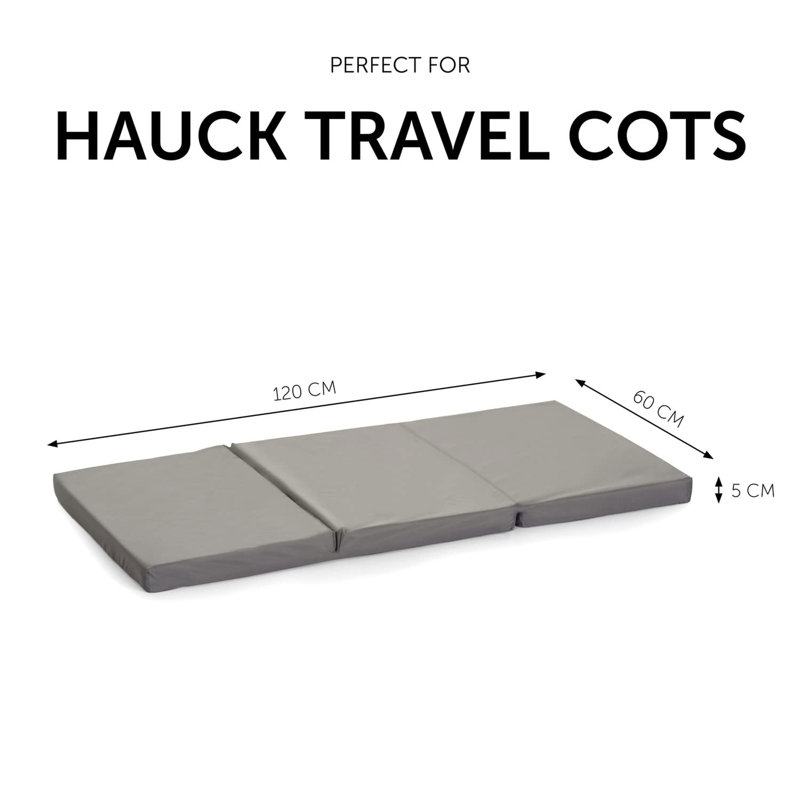 hauck Dream N Play Plus Foldable Travel Bed with Foldable Portable Foam Pad, Navy Blue