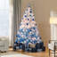 Arbre de Noël artificiel floqué Lake Lake-101419759-106242455