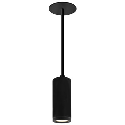 Luminaire suspendu cylindrique à DEL 8 pouces LUXRITE 2,5 pouces, 5CCT 2700K-5000K, CRI90, 1100LM, 15W, à intensité variable, 120V-277V, homologué ETL