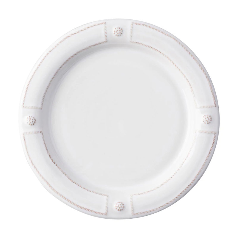 Berry & Thread French Panel Dinner Plate, Whitewash