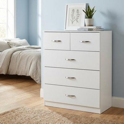 Paddington 90 cm W Chest of 5 Drawers