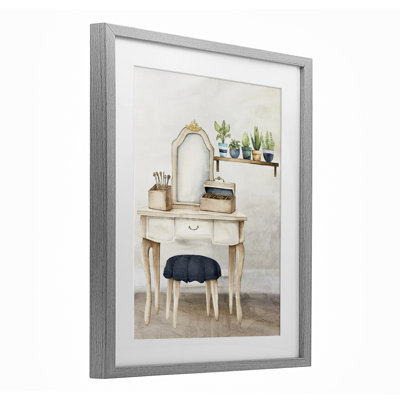 «Blue Tub Bathroom Vanity», impression par Kim Allen