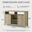 Armoire de bar l 51 po Nicolee-362228371