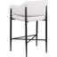 Tabouret de comptoir en tissu Sylas-1433604255