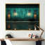 Turquoise Twilight Industrial II sur toile-1140438837-1140438842