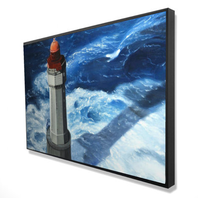 «The Headlight Of Jument» sur toile