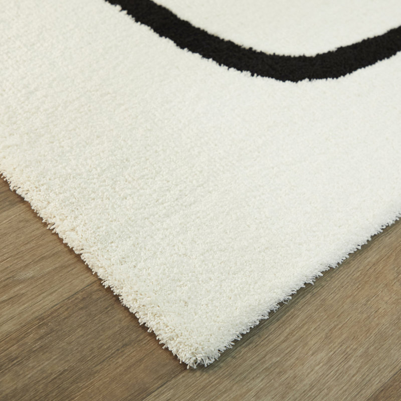 Lucke Abstract Indoor Rug, Rectangle 5'3" x 7'