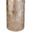 Élégant vase haut en polyrésine de 22 pouces avec motif rose tissé, parfait pour la décoration moderne et les arrangements floraux.-276584963