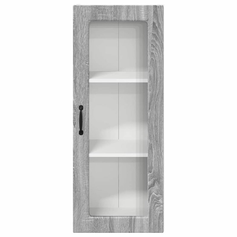 Vidaxl Kitchen Wall Cabinet White 40 X 31 X 100 Cm Engineered Wood, Grey Sonoma