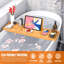 Serviteur de bain autoportant en bambou