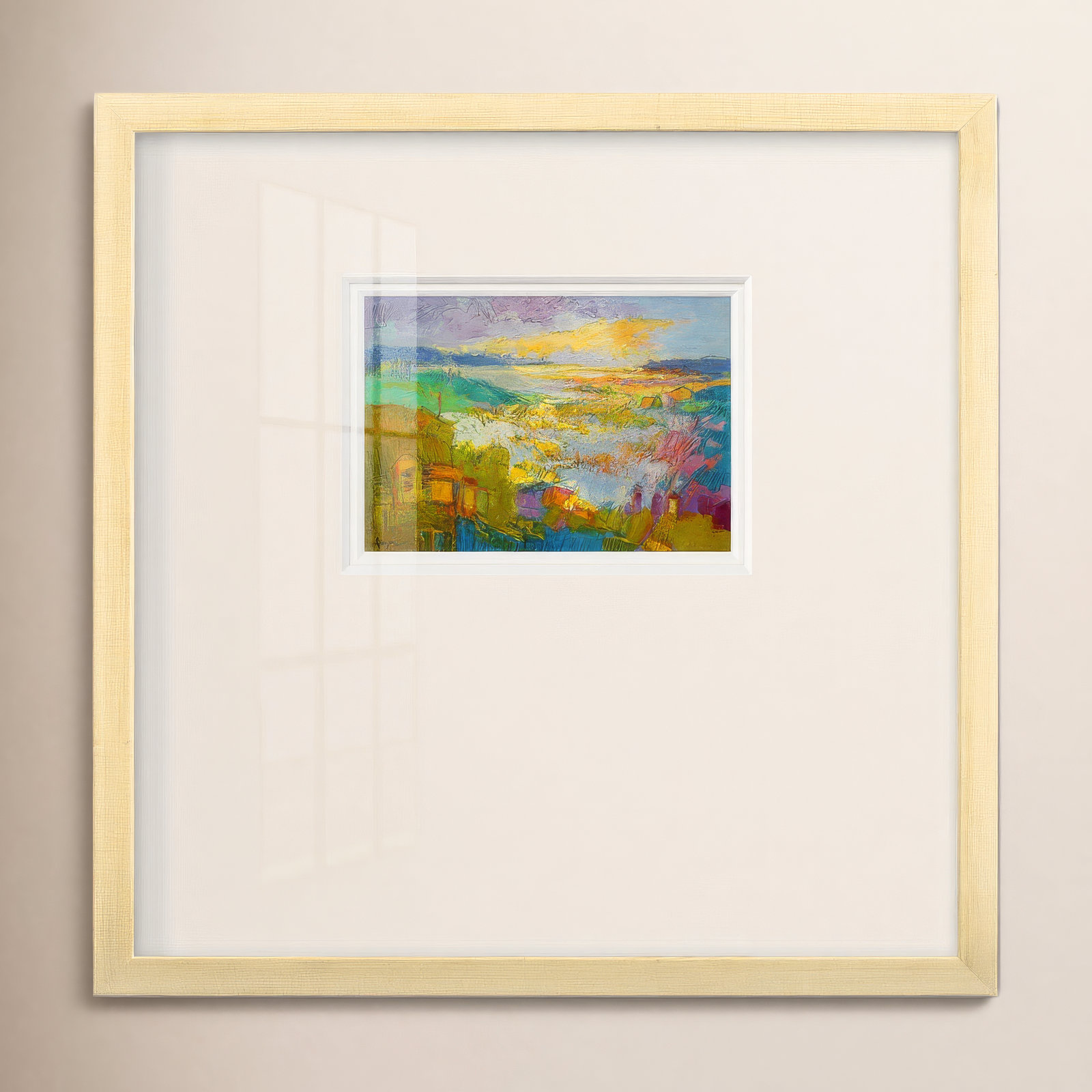 Diamond Girl Dances, 17" H x 17" W x 1.25" D