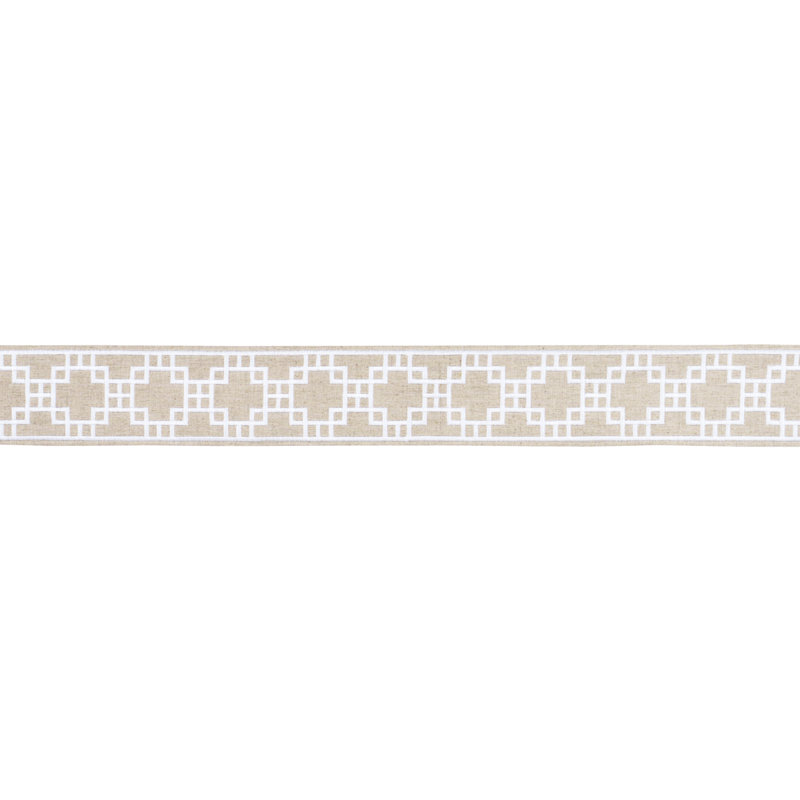 Squared Away Trellis Tape, Tan