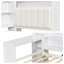 Lit plateforme intelligent - Lit de rangement multifonctionnel avec station de charge, tête de lit à DEL et bureau coulissant?-1677939569-1677939574