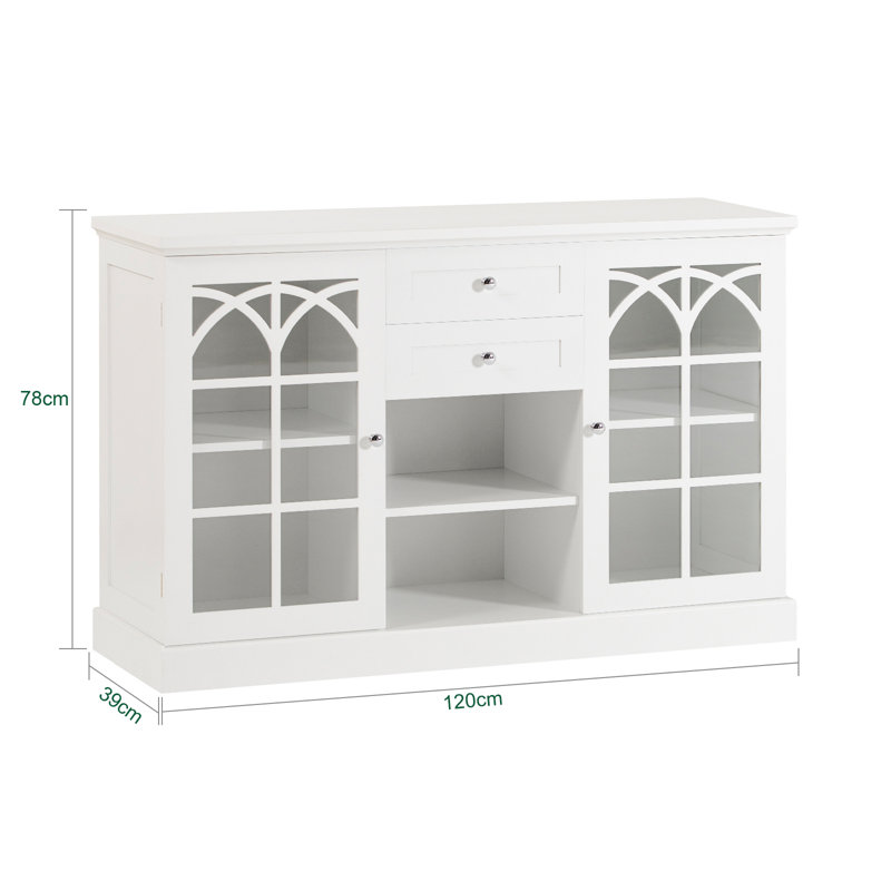 Gibb 120 Cm Wide 2 Drawer Server