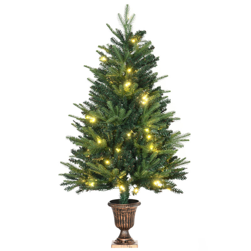 3.97' H Lighted Artificial Christmas Tree