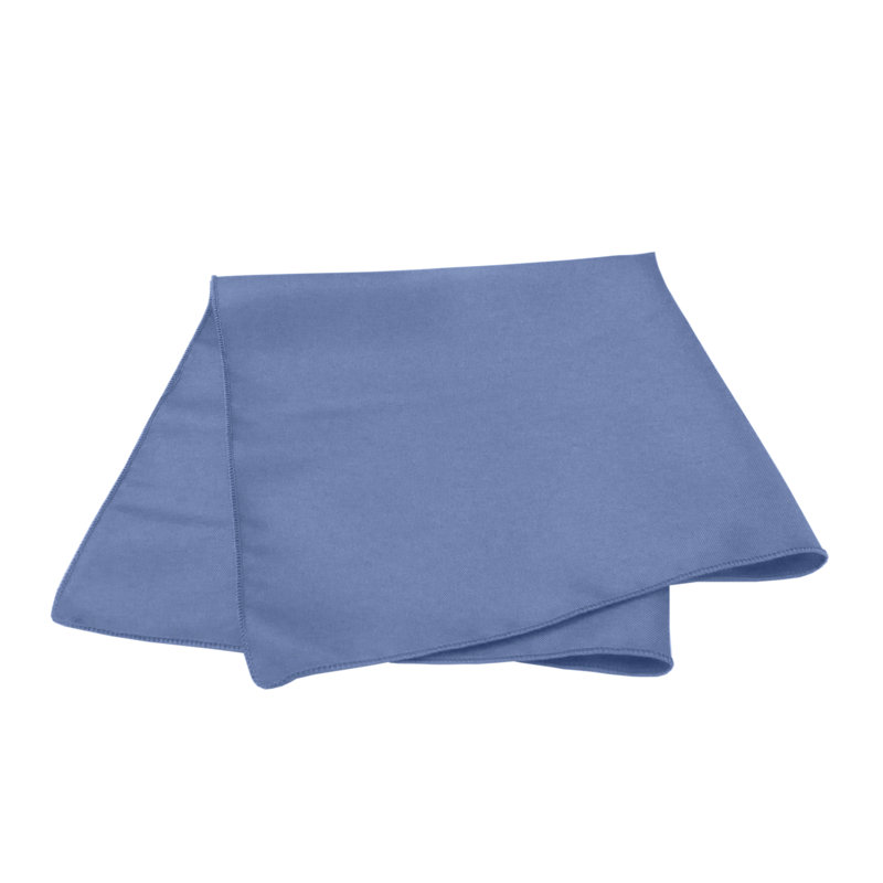Polyester Square Napkin, Periwinkle, 10" x 10"