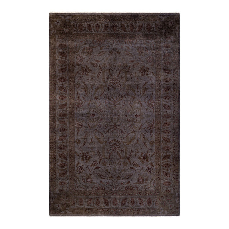 Fine Vibrance One-of-a-Kind 5' 10" X 9' 3" Hand Knotted Area Rug