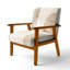 Abstract Minimalism Upholstered Chair - Beige Minimal - Neutral Shapes in Balance Side Chair-1890424909
