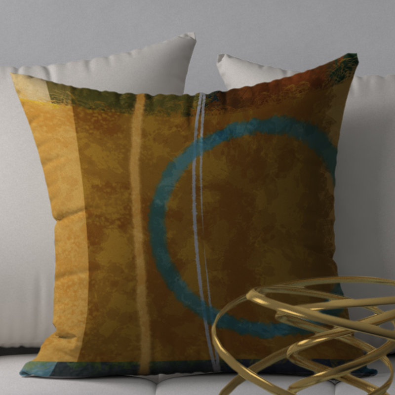 Housse de coussin décorative carrée revigorable, 24 po x 24 po