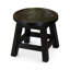 Tabouret en bois avec motif de reine des abeilles - et polyvalent pour diverses fonctions