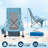 High Folding Beach Chair, with Cup Holder-226170616