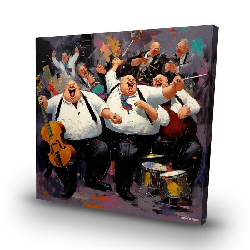 Loud noise - 32"x32" art on canvas