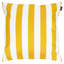 Indoor / Outdoor Striped Multi Square Throw Cushion