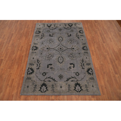 Tapis en laine Oushak 5 x 8