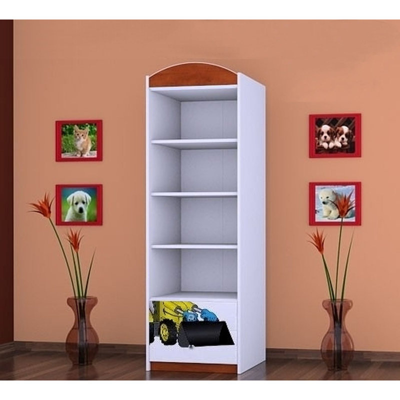 Garvin 1 Door Wardrobe, Red