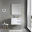 Ensemble de meuble-lavabo simple 30 po avec miroir Tyonna-1539741460-1539741463
