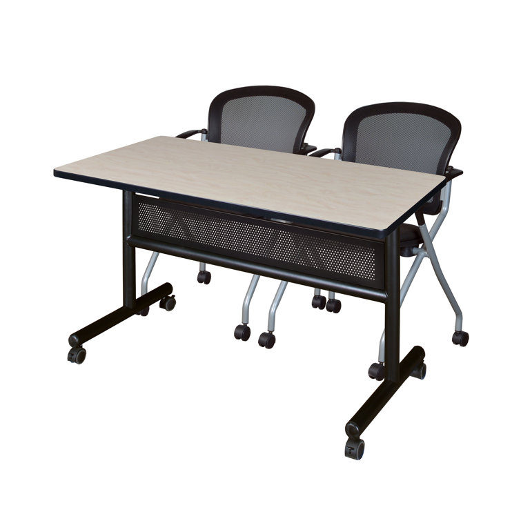 Kobe Flip-Top Training Nesting Table with Modesty Panel