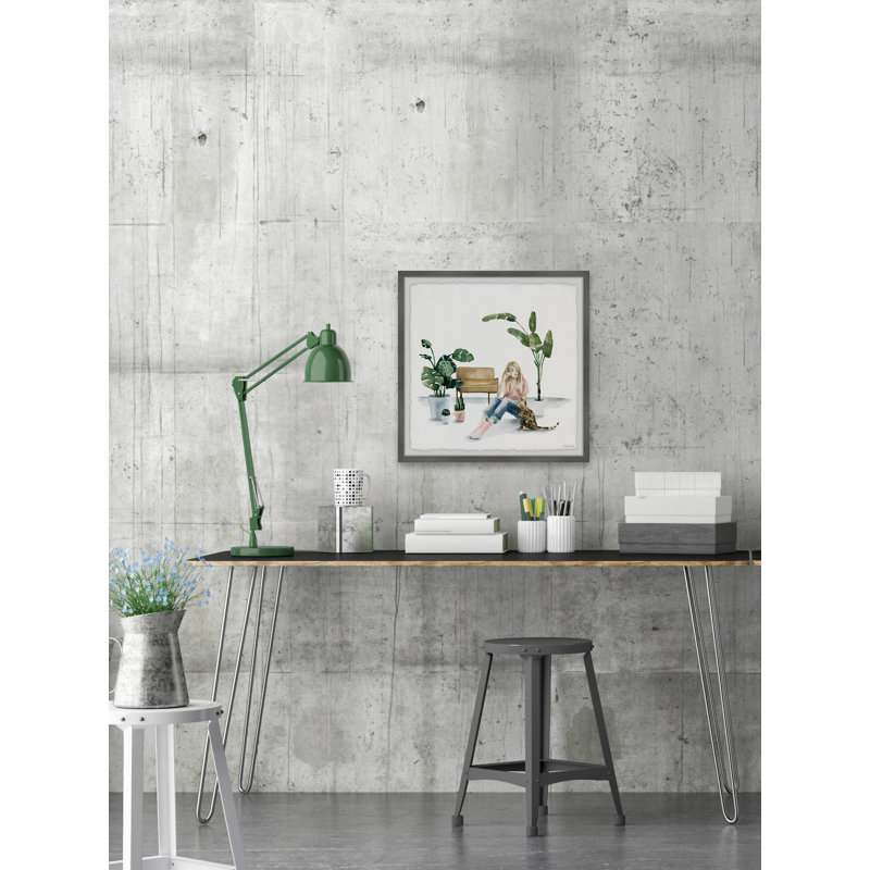 Tropical Touch - Single Picture Frame Painting, 51 cm H x 51 cm W
