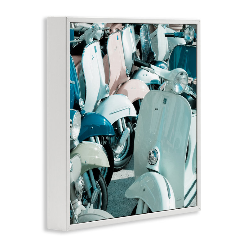  "Giclée" par Deborah Revell, H 17 po x l 17 po, Giclée encadrée blanc bord de mer