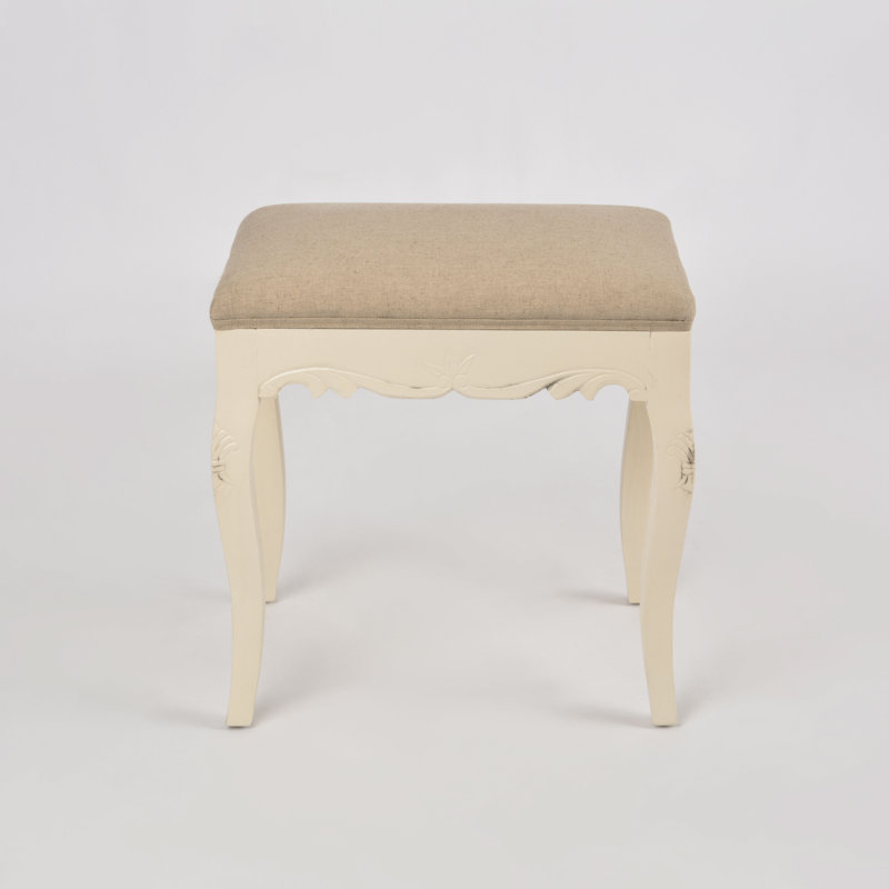 Solid + Manufactured Wood Accent Stool