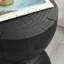 Table d'appoint ronde contemporaine en bois