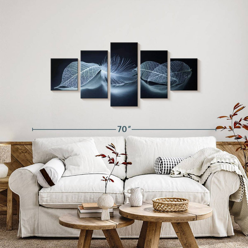 Fallen Leaves, 24" H x 55" W