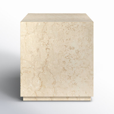 Calypso 20'' Marble Outdoor Side Table