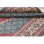 Tapis rouge/bleu oriental médaillon bidjar Bertha