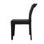 Ensemble de 4 chaises de patio empilables, en acier rotin, moderne pour patio