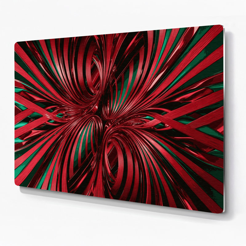 Art mural noir Op Art 7, H 20 po x l 24 po