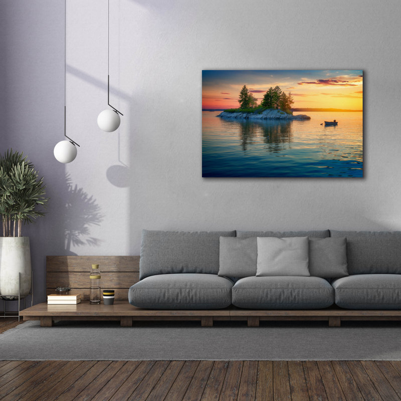 Toile épique Graffiti «Sunset RAZ» par Rick Berk, 60 po x 40 po