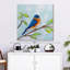 Merle bleu sur une branche-109217001