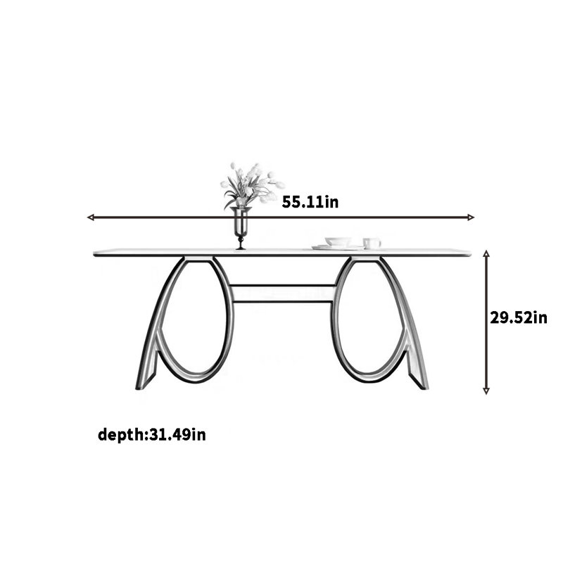 Ernstfried, H 29,52 po x L 55,11 po x l 31,49 po