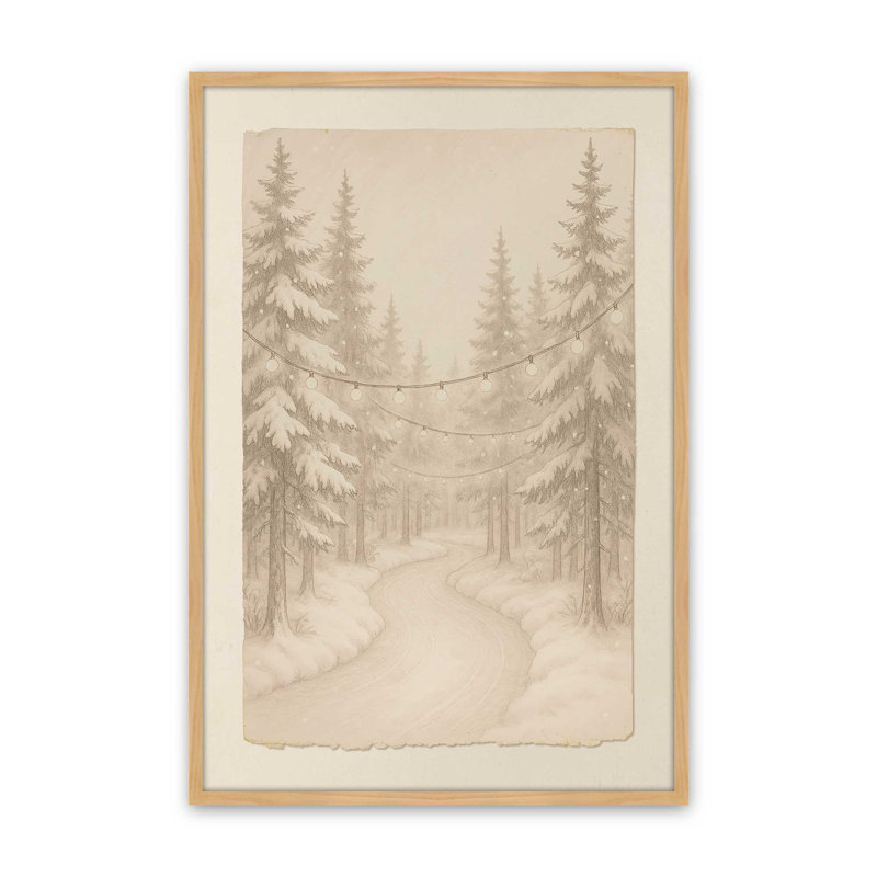 «Twilight Pathway», reproduction d'art, 8 po x 10 po, Érable américain