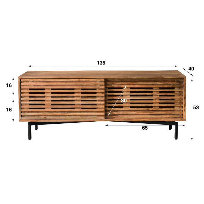 Pennville Unfinished TV Stand for TVs up to 48"