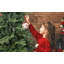 Arbre de Noël 4 pi en PVC + PE vert avec 919 pointes - Arbre à charnières plein et luxuriant avec support en métal, assemblage facile, conception d'aiguille mixte réaliste-1647558051
