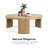 Blitar 42.2"W Round Wood Coffee Table -216378766