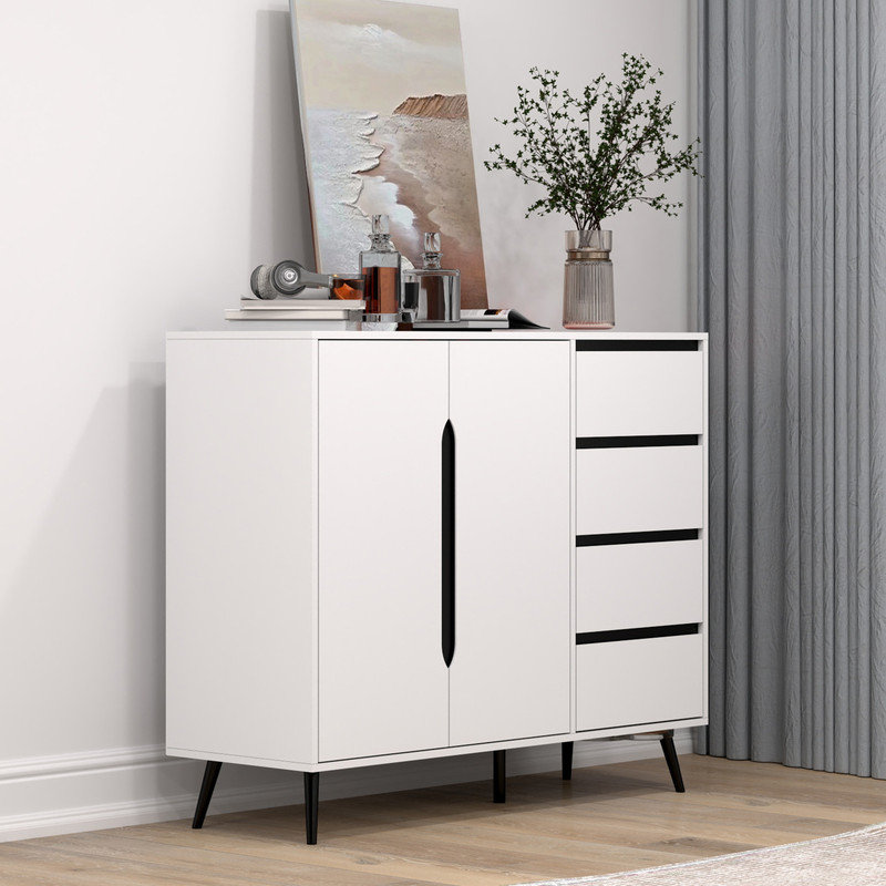 Commode 4 tiroirs Korion